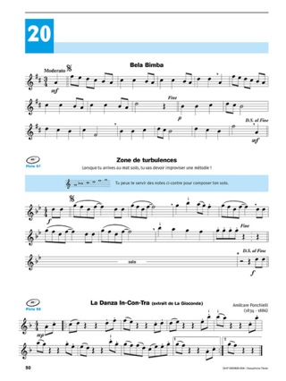 Ecouter Lire et Jouer Volume 1 - Saxophone Ténor - DE HASKE